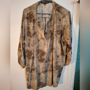 Always Indigo Blouse 2 X
